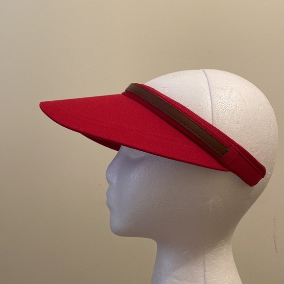 NINE WEST RED& BEIGE SUN VISOR HEADBAND. Set 2 pieces main image 4